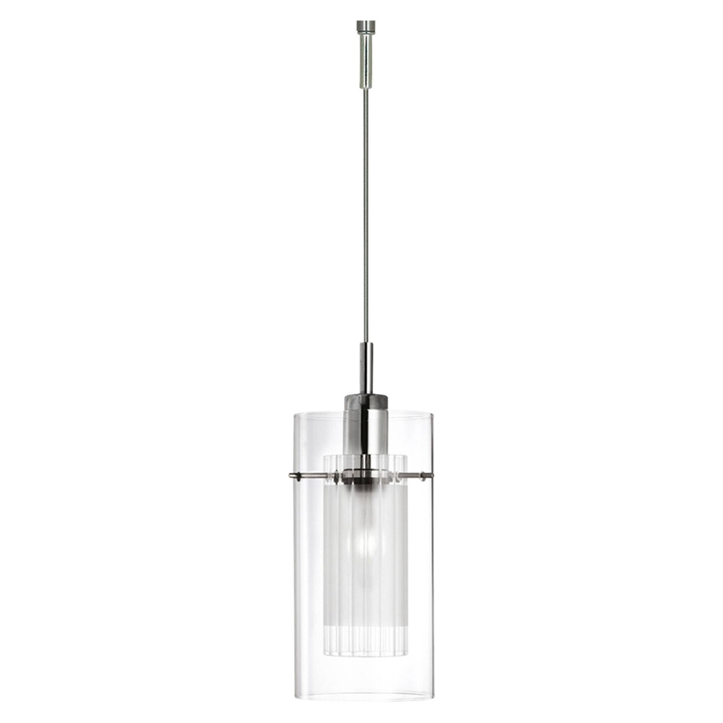 Searchlight Pendelleuchte Duo
Chrom Glas Stahl B/H/L: ca. 13x120x20 cm E14 1 Brennstellen