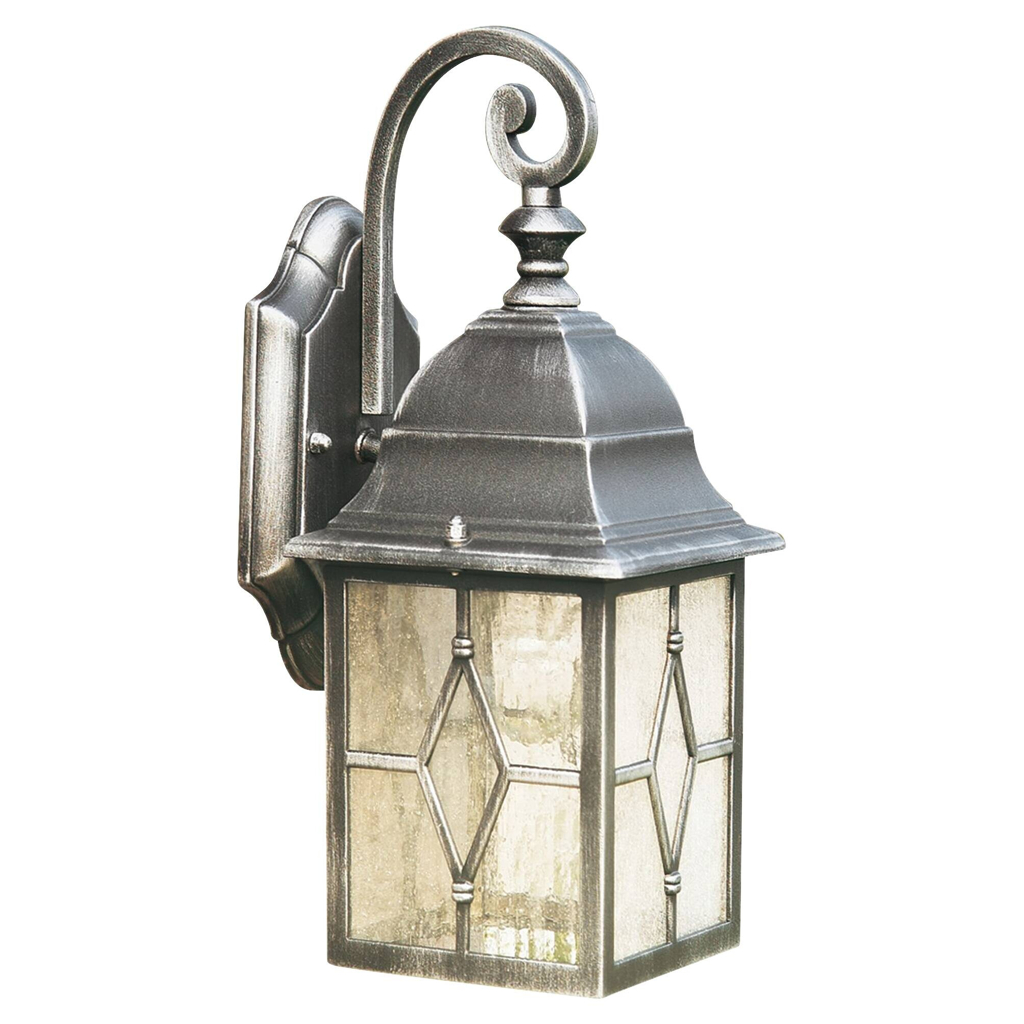 Searchlight Außenleuchte Genoa
schwarz Stahl Glas B/H/T: ca. 15x33x18 cm E27 1 Brennstellen