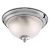 Searchlight Badleuchte American Diner silber Glas Stahl B/H/L/D: ca. 29x15x29x29 cm E14 2 Brennstellen