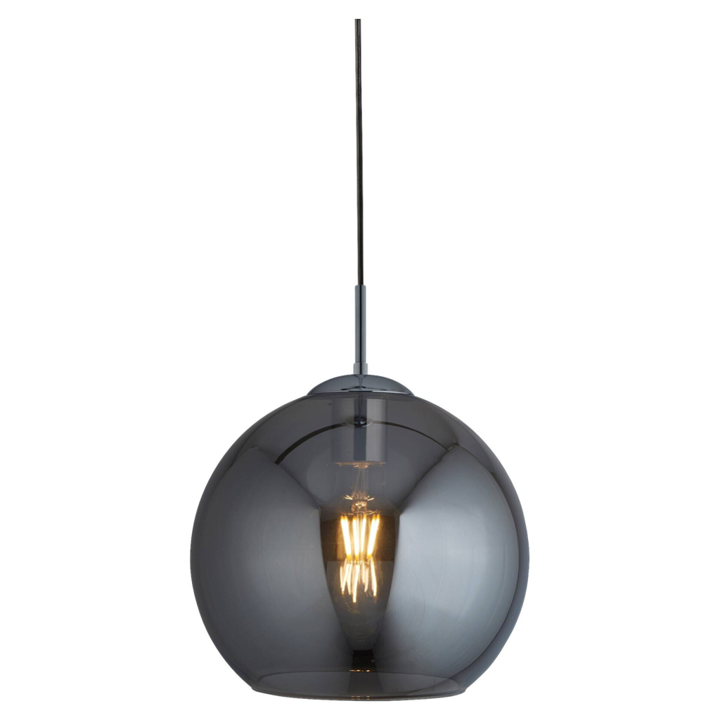 Searchlight Pendelleuchte Balls
Chrom Glas Stahl B/H/L/D: ca. 25x120x25x25 cm E27 1 Brennstellen