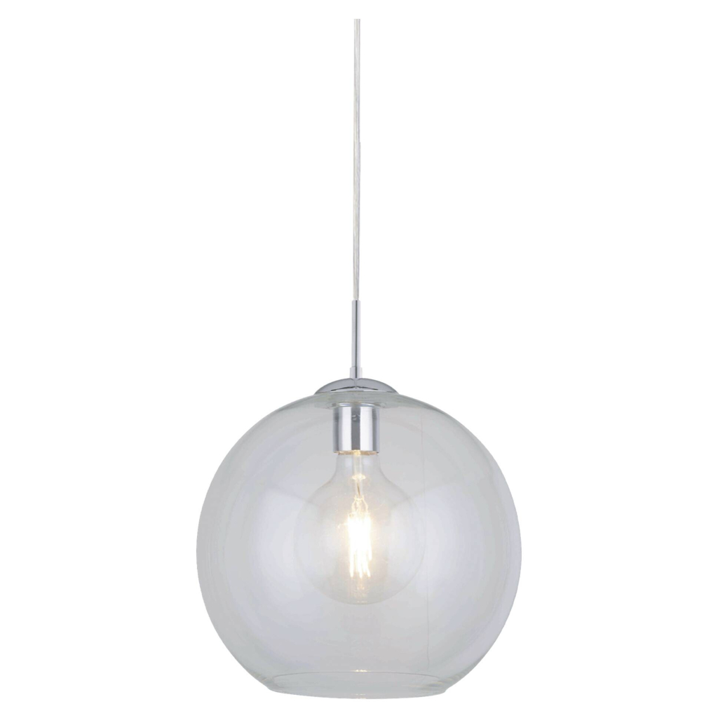 Searchlight Pendelleuchte Balls
transparent Chrom Stahl Glas B/H/D: ca. 30x120x30 cm E27 1 Brennstellen