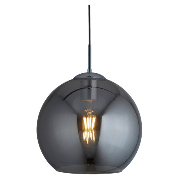 Searchlight Pendelleuchte Balls
Chrom Stahl Glas B/H/D: ca. 30x120x30 cm E27 1 Brennstellen