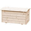 Timbela Aufbewahrungsbox M034 natur Holz B/H/L: ca. 80x47x50 cm