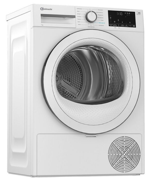 BAUKNECHT Wärmepumpentrockner BT 7RC WW, Precision Dry, Startzeitvorwahl, Trommelinnenbeleuchtung, Slim BAUKNECHT Wärmepumpentrockner BT 7RC WW, Precision Dry, Startzeitvorwahl, Trommelinnenbeleuchtung, Slim
