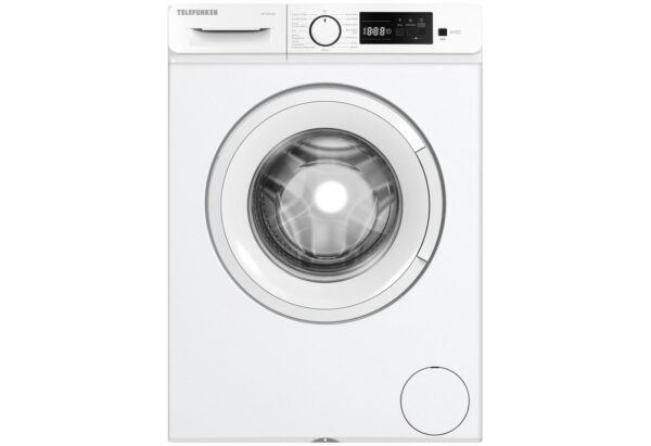 Telefunken Waschmaschine W714A1W, 7 kg, 1400 U/min, Frontlader, Inverter Motor, Schontrommel, 7kg, Leise & Effizient, weiß