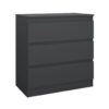 POCO Kommode Mara schwarz B/H/T: ca. 77x80,5x42 cm