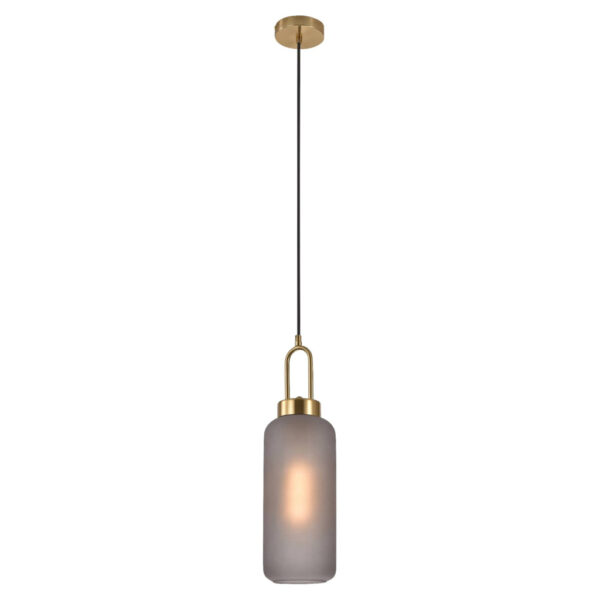 5713917020553 Housenordic Pendelleuchte 6406115
messing grau Stahl Rauchglas L/D: ca. 150x13 cm 1 Brennstellen
