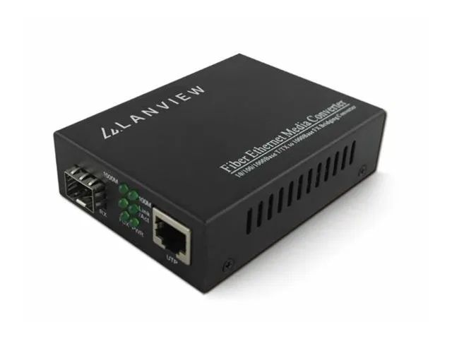 Lanview Medienkonverter – 1GbE – über CAT 5/5e/6/6a/7 – 10GBase – T, 1000Base – SX, 1000Base – LX, 1000Base – LH, 1000Base – ZX – SFP (mini – GBIC)