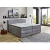 POCO Boxspringbett Fire Silbergrau Liegefläche B/L: ca. 200x200 cm