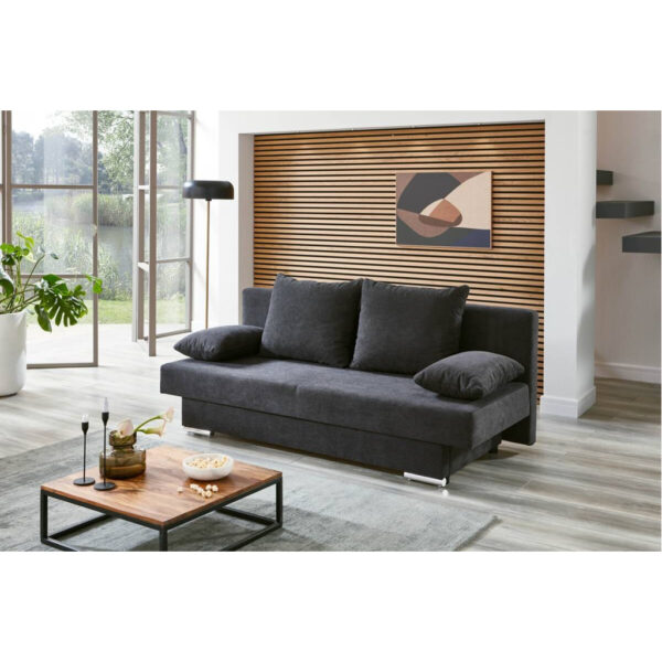 POCO Schlafsofa Grenoble anthrazit Microfaser B/H/T: ca. 190x38x70 cm POCO Schlafsofa Grenoble anthrazit Microfaser B/H/T: ca. 190x38x70 cm