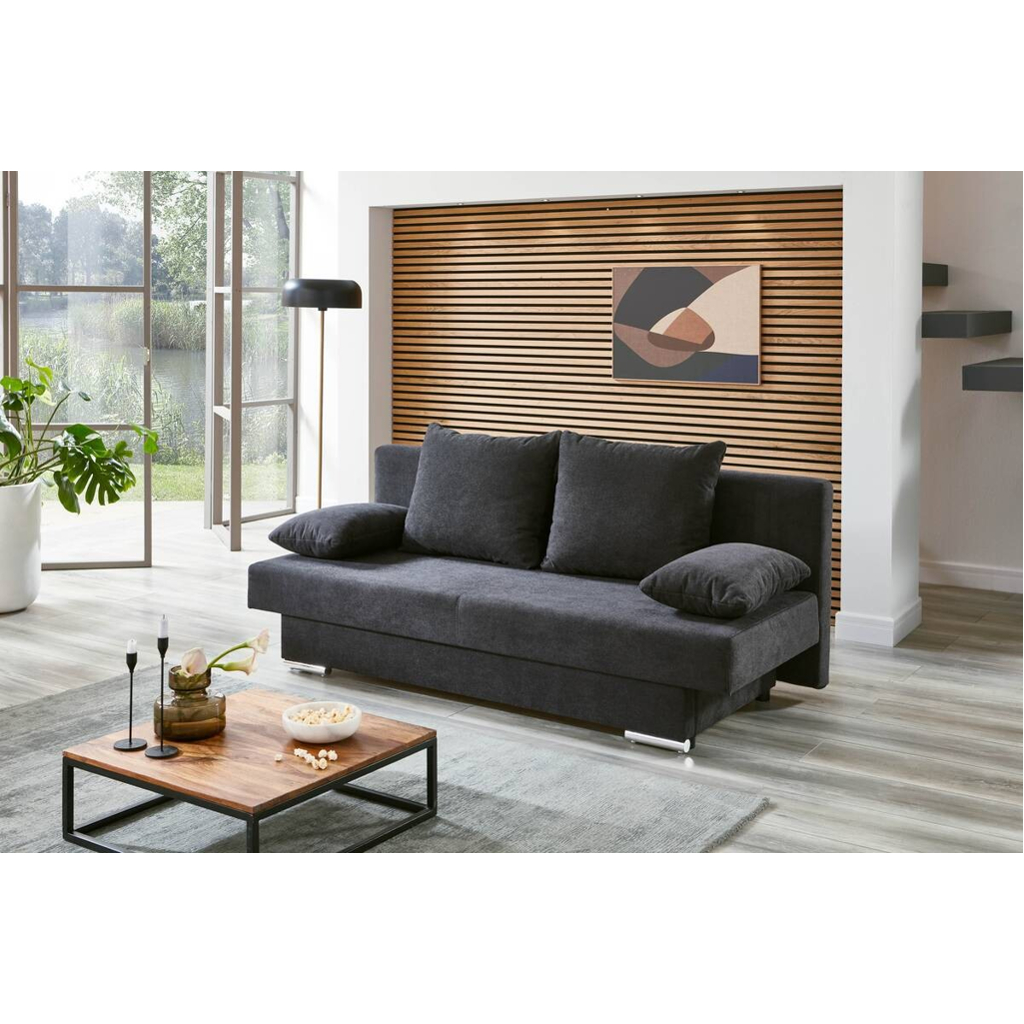 POCO Schlafsofa Grenoble anthrazit Microfaser B/H/T: ca. 190x38x70 cm