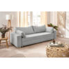 POCO Schlafsofa Turin silber Kunststoff B/H/T: ca. 240x74x95 cm