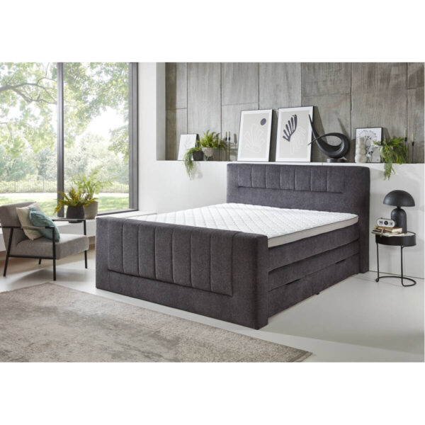 POCO Boxspringbett Kenosha anthrazit Liegefläche B/L: ca. 180x200 cm POCO Boxspringbett Kenosha anthrazit Liegefläche B/L: ca. 180x200 cm