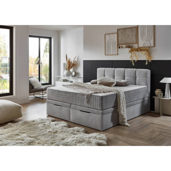 POCO Boxbett Lugano silber Liegefläche B/L: ca. 180x200 cm POCO Boxbett Lugano silber Liegefläche B/L: ca. 180x200 cm