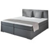 POCO Boxspringbett Lima anthrazit Liegefläche B/L: ca. 180x200 cm