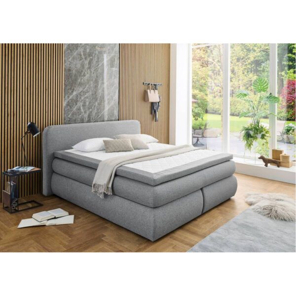 POCO Boxspringbett Madeira Silbergrau Liegefläche B/L: ca. 180x200 cm POCO Boxspringbett Madeira Silbergrau Liegefläche B/L: ca. 180x200 cm