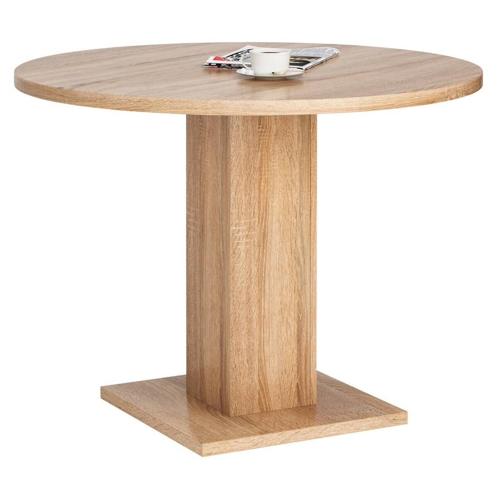 POCO Esstisch Leo Eiche Sonoma Nachbildung B/H/T/D: ca. 100x75x100x100 cm