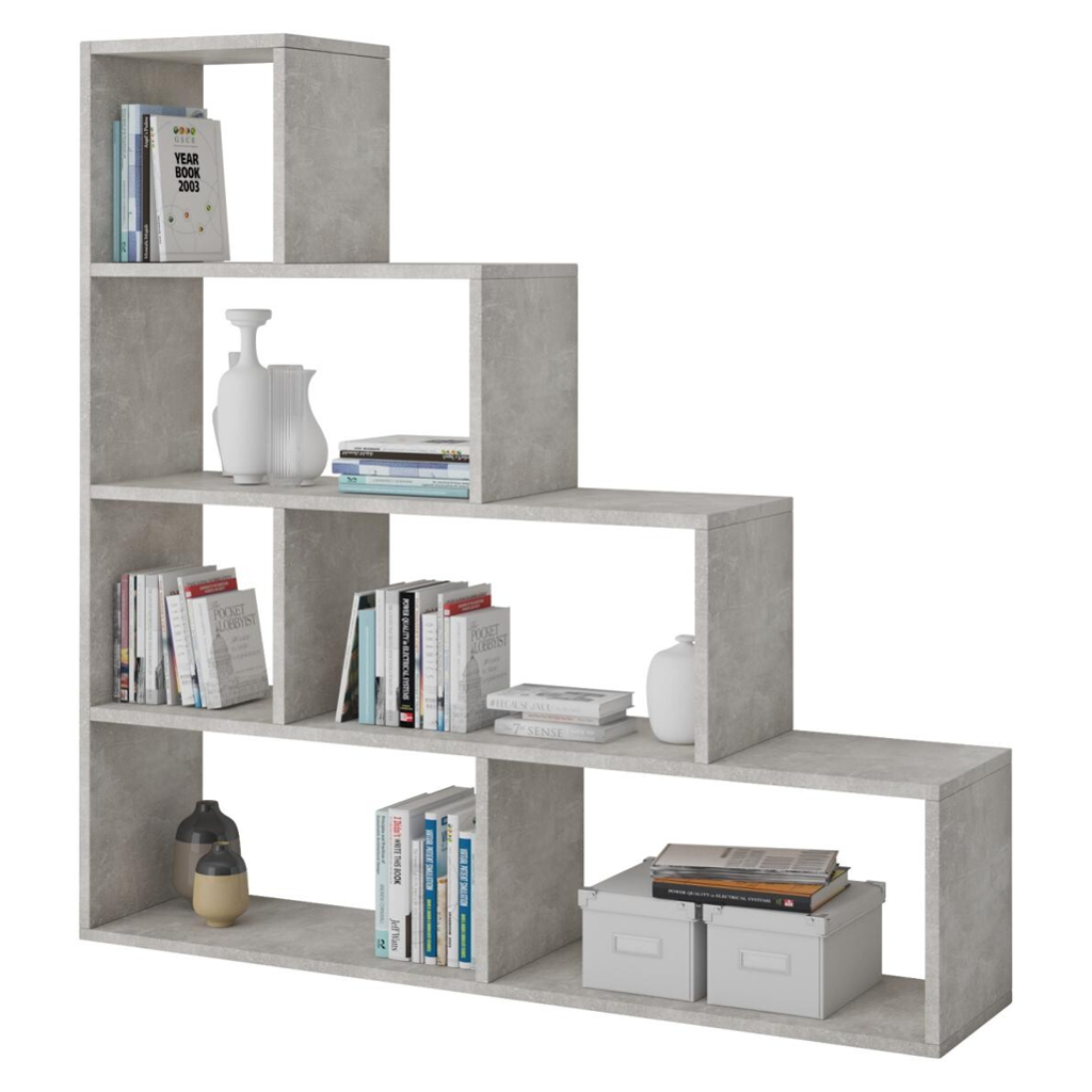 POCO Stufenregal Vico 3 Beton Optik B/H/T: ca. 148x149x33 cm