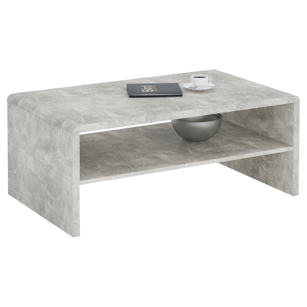 POCO Couchtisch Cala Luna C4T02 Beton Optik B/H/T: ca. 100x40x59 cm