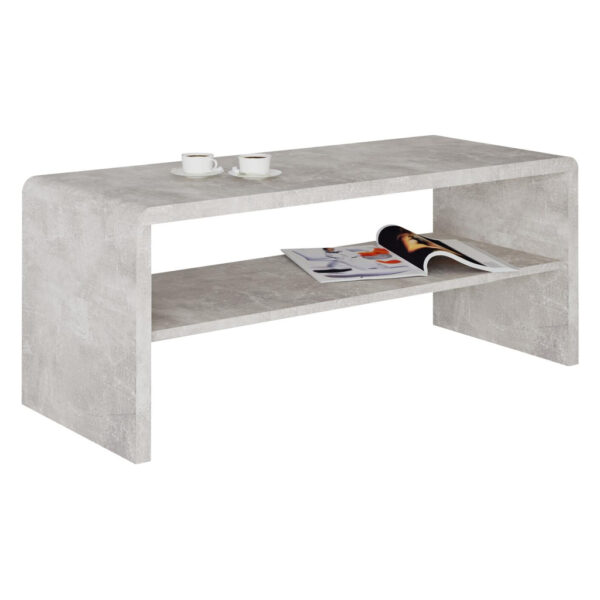 POCO Couchtisch Cala Luna C4T05 Beton Optik B/H/T: ca. 100x40x40 cm