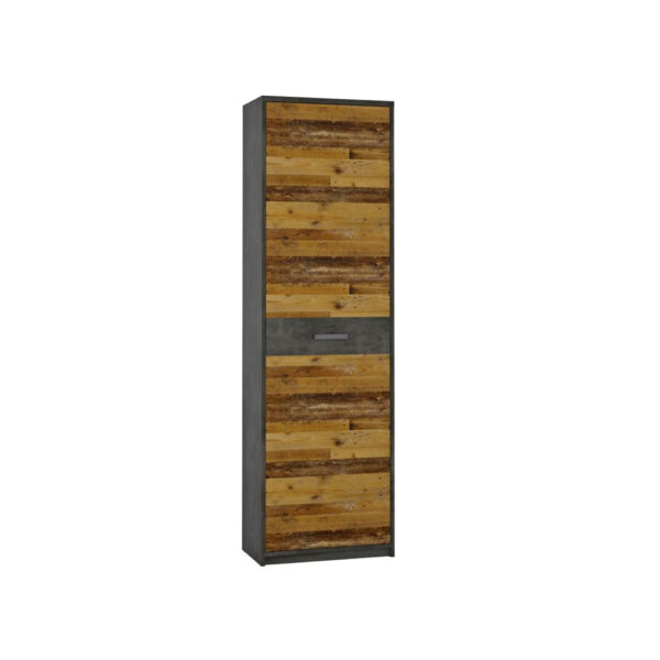Garderobenschrank Perugia
Fresko Nachbildung Old Wood Nachbildung B/H/T: ca. 59x197x34 cm