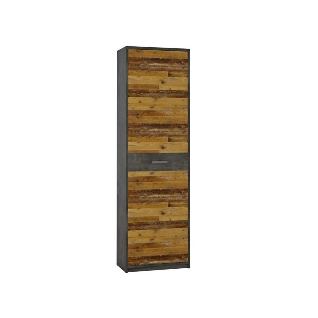Garderobenschrank Perugia
Fresko Nachbildung Old Wood Nachbildung B/H/T: ca. 59x197x34 cm