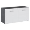 POCO Sitzbank Salve Rauchsilber Nachbildung weiß Hochglanz B/H/T: ca. 90x48x35 cm