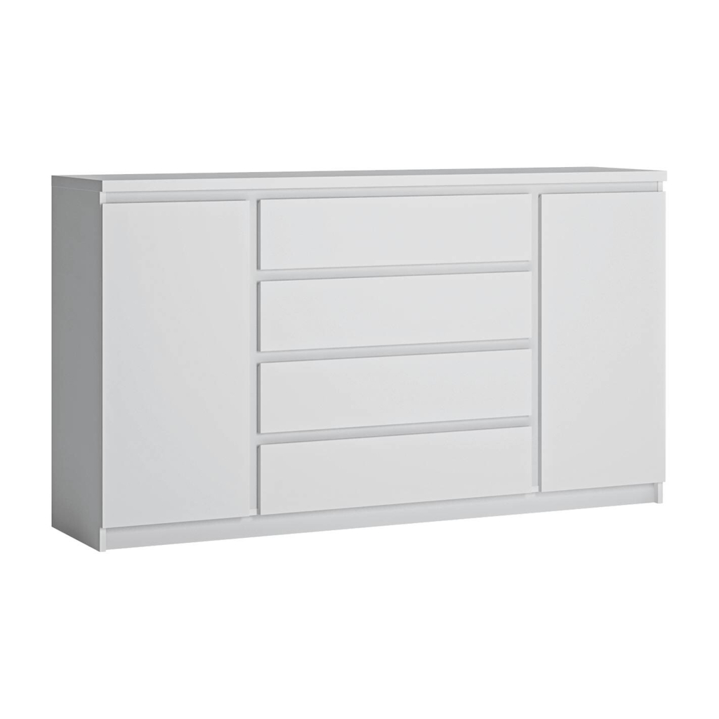 POCO Sideboard Fribo Alpinweiß Spanplatte B/H/T: ca. 165x93x40 cm