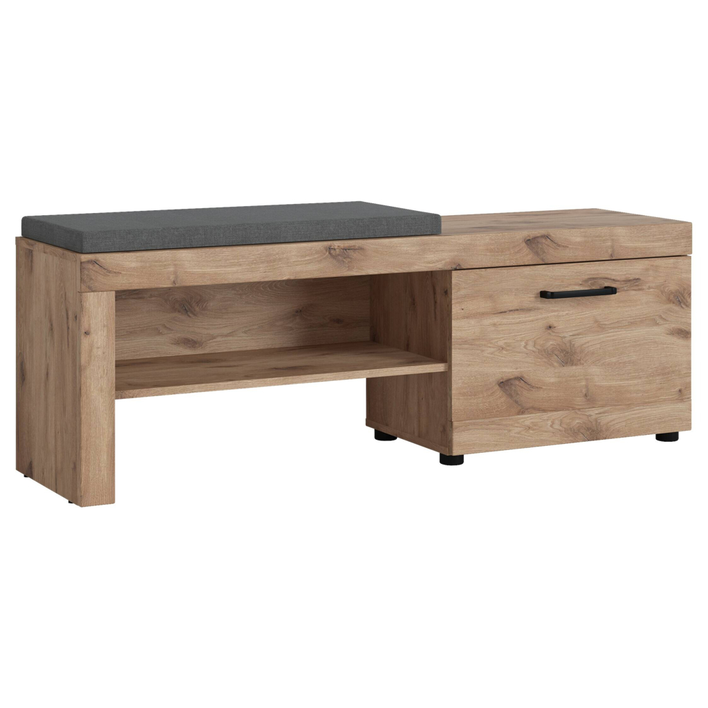 POCO Sitzbank Roxy Eiche Viking Nachbildung B/H/T: ca. 139x52x38 cm