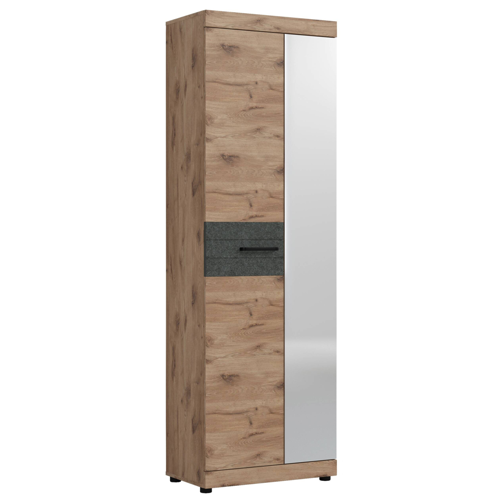 Garderobenschrank Roxy
Eiche Viking Nachbildung B/H/T: ca. 65x201x38 cm