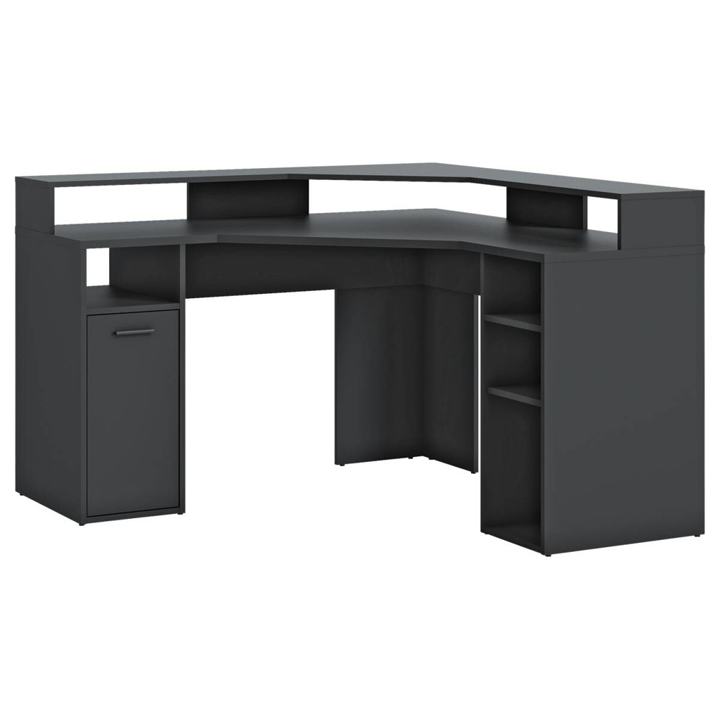 POCO Eckschreibtisch Zocker anthrazit B/H/T: ca. 139x90x139 cm