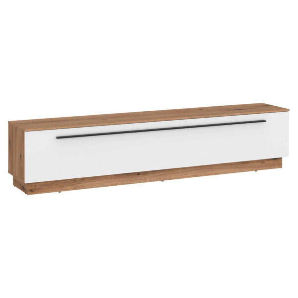 POCO TV-Lowboard Mateo Eiche Evoke Coast Nachbildung weiß Hochglanz B/H/T: ca. 180x41x40 cm