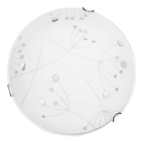 SPOT Light Deckenleuchte Maryland weiß Chrom Glas Metall H/D: ca. 11x50 cm