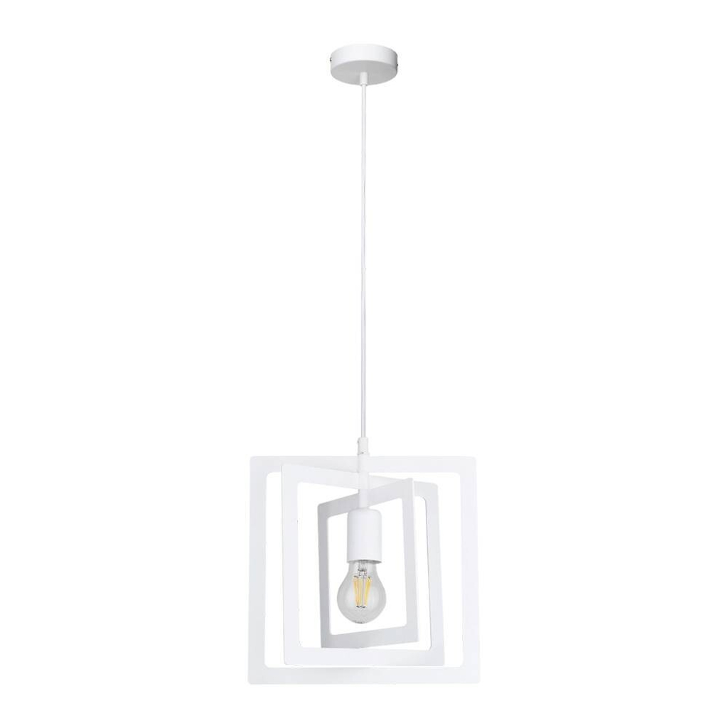 SPOT Light Pendelleuchte Justyna
weiß Metall L/D: ca. 112×28 cm E27 1 Brennstellen