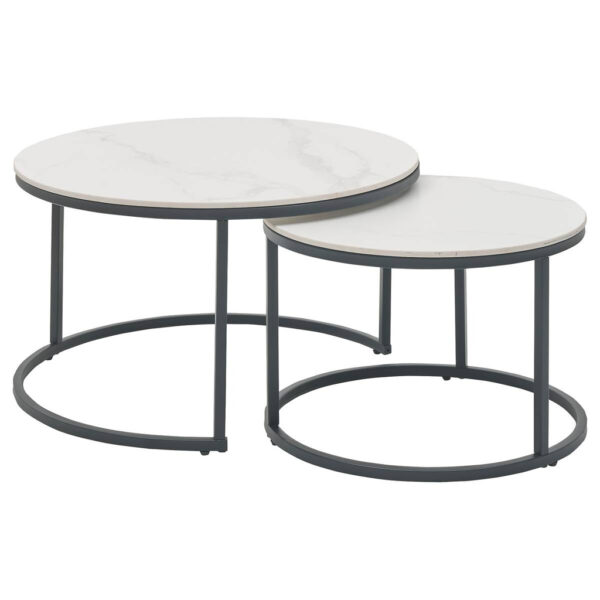 POCO Couchtisch Gino weiß Marmor Optik
