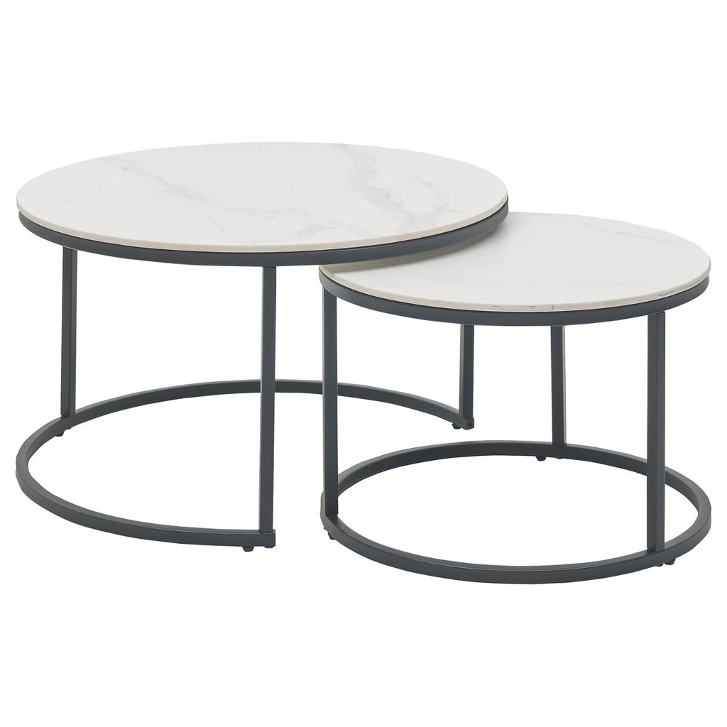 POCO Couchtisch Gino weiß Marmor Optik