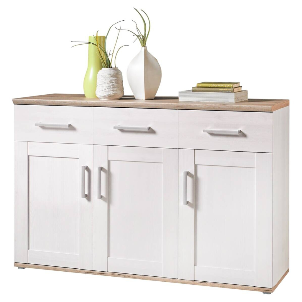 POCO Sideboard Romance Sibiu Lärche Nachbildung San-Remo Nachbildung B/H/T: ca. 140x88x45 cm