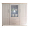 POCO Highboard Romance Sibiu Lärche Nachbildung San-Remo Nachbildung B/H/T: ca. 156x137x46 cm