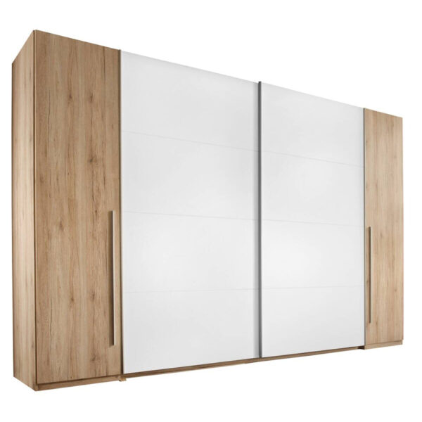 POCO Schwebetürenschrank Match Eiche San-Remo Nachbildung weiß Eiche San-Remo Nachbildung weiß B/H/T: ca. 316x225x61 cm POCO Schwebetürenschrank Match Eiche San-Remo Nachbildung weiß Eiche San-Remo Nachbildung weiß B/H/T: ca. 316x225x61 cm