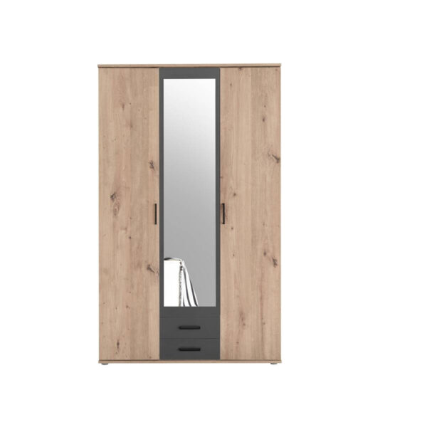 POCO Kleiderschrank Eiche Artisan Nachbildung B/H/T: ca. 120x197x54 cm