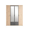 POCO Kleiderschrank Eiche Artisan Nachbildung B/H/T: ca. 159x197x54 cm