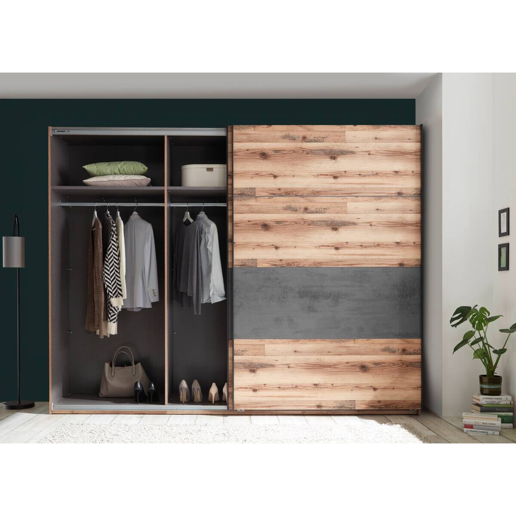 POCO Schwebetürenschrank Alicante B/H/T: ca. 270x210x60 cm