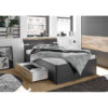 POCO Bett Mars Graphit Montana Oak Nachbildung Liegefläche B/L: ca. 140x200 cm POCO Bett Mars Graphit Montana Oak Nachbildung Liegefläche B/L: ca. 140x200 cm