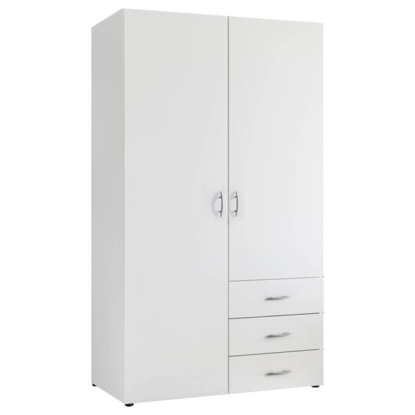 POCO Kleiderschrank Harry weiß B/H/T: ca. 100x177x50 cm