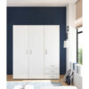 POCO Kleiderschrank Harry weiß B/H/T: ca. 150x177x50 cm