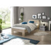 POCO Futonbett Cannes Eiche Sonoma Nachbildung Liegefläche B/L: ca. 90x200 cm