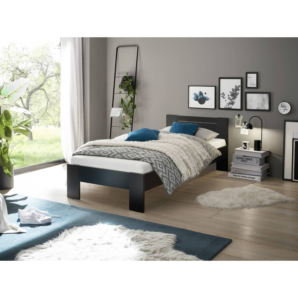 POCO Futonbett Cannes schwarz Liegefläche B/L: ca. 90x200 cm