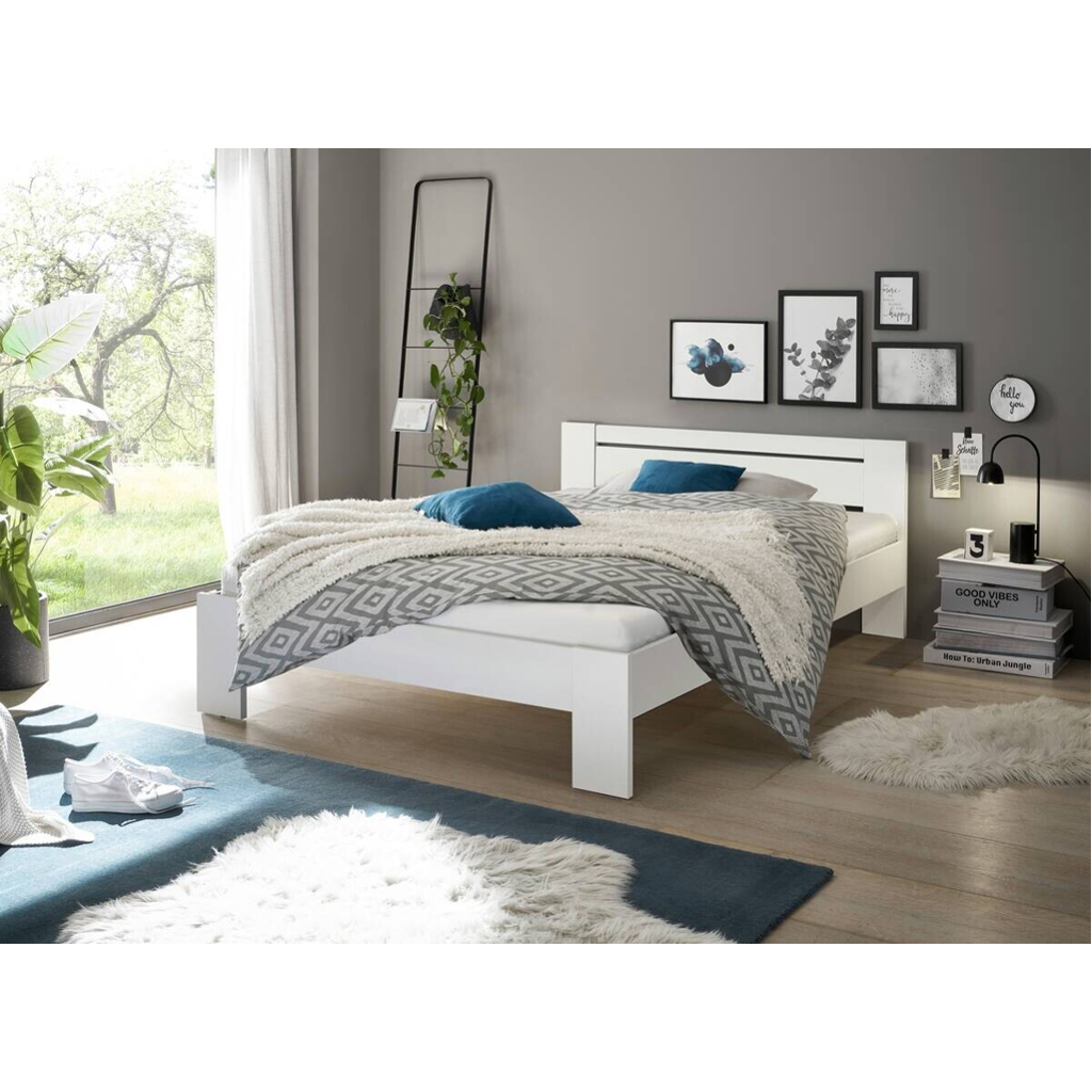 POCO Futonbett Cannes weiß Liegefläche B/L: ca. 140x200 cm