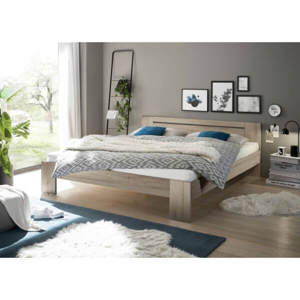 POCO Futonbett Cannes Eiche San-Remo Nachbildung Liegefläche B/L: ca. 180x200 cm