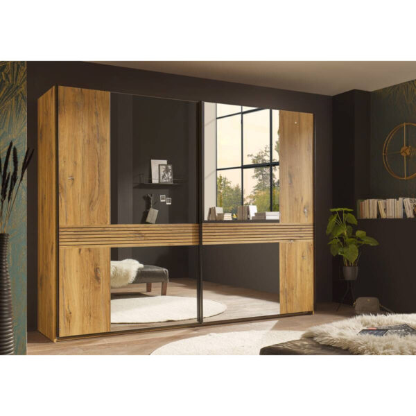 POCO Schwebetürenschrank Trattino Oak B/H/T: ca. 270x210x61 cm POCO Schwebetürenschrank Trattino Oak B/H/T: ca. 270x210x61 cm
